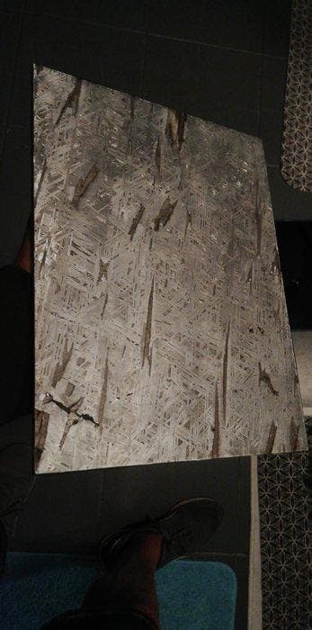 Incroyable meteorite Aletai. Pièce Musée. Stabilisée et
