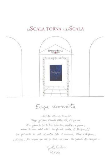 Giulio Paolini (1940) - La Scala torna alla Scala