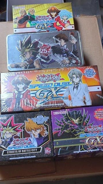 Konami - 5 Box - Yu-Gi-Oh! - Yu-Gi-Oh! Speed Duel GX en tin, Nieuw