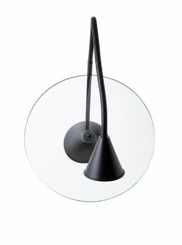 Nachtkastje - Kristal - Salontafel met geïntegreerde lamp,, Antiek en Kunst