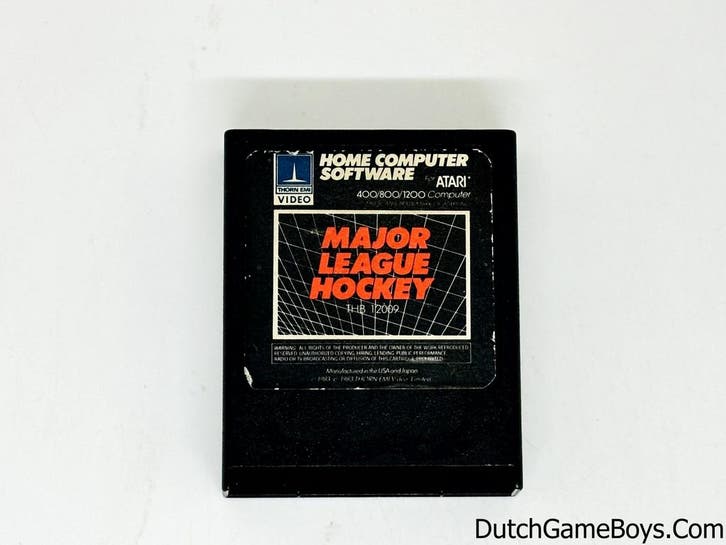 Atari 400/800/1200/ XE - Major League Hockey, Games en Spelcomputers, Spelcomputers | Atari, Gebruikt, Verzenden