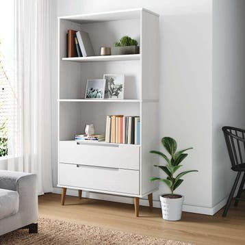 vidaXL Boekenkast MOLDE 85x35x170,5 cm massief grenenhout, Verzenden