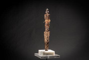 Phurba houten antiek - Nepal - Nepal (Zonder minimumprijs)