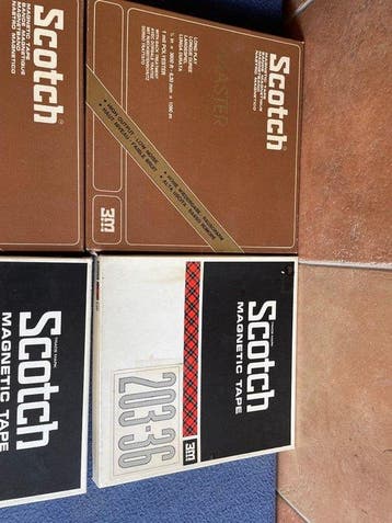 Scotch - 26 and 20 cm reels - 26 cm spoelen met tape - 1978, Nieuw