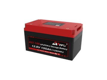 Solarfam 12 volt 100Ah lifepo4 accu, Nieuw