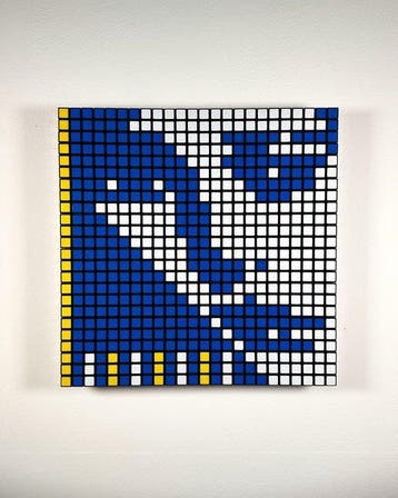 Giovanni Contardi - Rubiks Cube Mosaic - Wariness