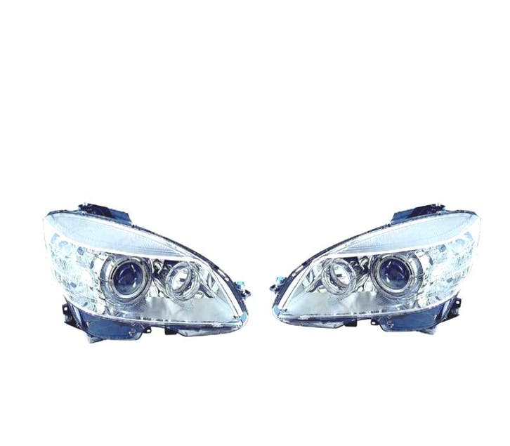 Phares Xenon Pour Mercedes C W204 07-11 Fond Chromé, Autos : Pièces & Accessoires, Éclairage, Envoi