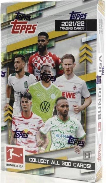 2021 Topps Bundesliga - 24 Pack per Box, 8 Cards Per Box -, Nieuw
