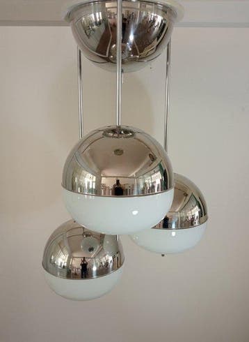 Goffredo Reggiani - Plafondlamp - Staal - Reggiani Space Age