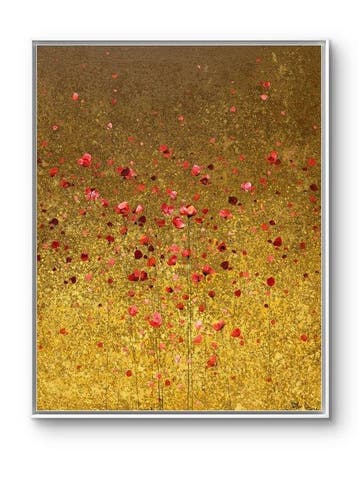 Parfen.D XL - Poppies in a Golden Field, Antiek en Kunst, Kunst | Schilderijen | Modern