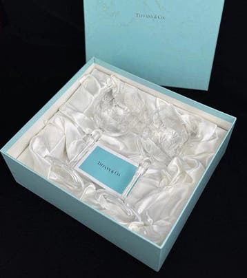 Tiffany & Co. - Flûte à champagne (2) - cristal sans plomb