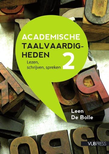 Academische taalvaardigheden 9789054877929 Leen de Bolle, Verzenden, Leen de Bolle