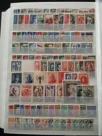 Frankrijk - Complete voorraad postzegels uit 1940–1959, Gestempeld