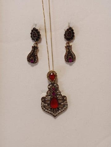 Sans prix de réserve - Ensemble de bijoux 2 pièces Boucles