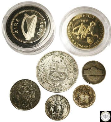 Vatican, Pérou, Irlande, États-Unis, Bulgarie. Lot of 7