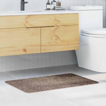 vidaXL Antislip Badmat Bruin 60 x 90 cm PP, Verzenden, Nieuw