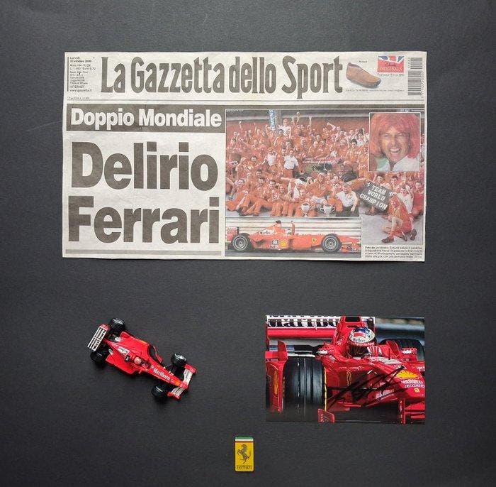Ferrari - Michael Schumacher F1 Worldchampion - 2000 - Foto,, Collections, Marques automobiles, Motos & Formules 1