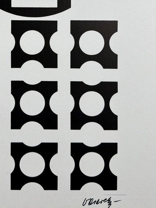 Victor Vasarely (1906-1997) - Mimas, Antiek en Kunst, Antiek | Overige Antiek