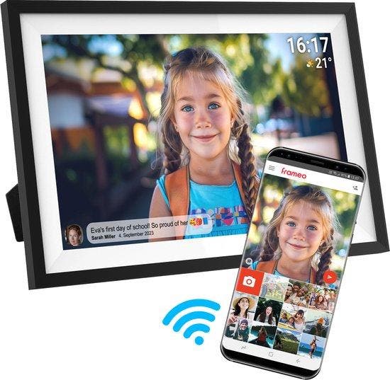 2dekans | Denver Digitale Fotolijst 15.6 inch - XL - Full HD, Elektronische apparatuur, Airco's, Ophalen of Verzenden