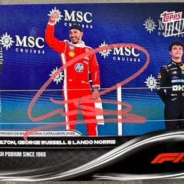 Ferrari - Topps Now - (039) Lewis Hamilton And the british