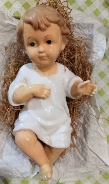 Le Stelle - Figuur - Bambino Gesù - 23 cm - Porselein