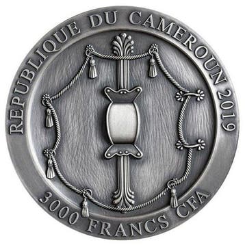 Kameroen. 3000 Francs 2019 3 oz Cameroon 3000 Francs Silver, Postzegels en Munten