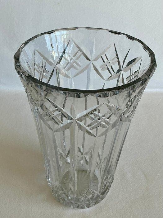 Cristal Saint Louis France , kristallen Art Deco Vaas met, Antiek en Kunst, Kunst | Designobjecten