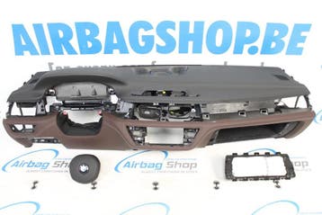 AIRBAG KIT – TABLEAU DE BORD M CUIR BRUN/NOIR COUTURE GRIS S
