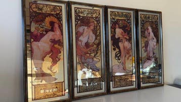 Alphons Mucha (1860-1939) (after) - The four seasons -