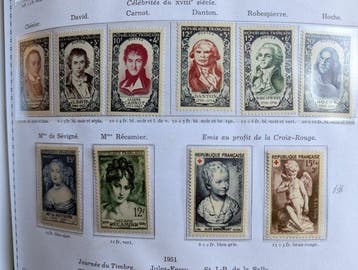 Frankrijk 1950/1954 - Een volledige verzameling van vijf, Postzegels en Munten, Postzegels | Europa | Frankrijk, Gestempeld