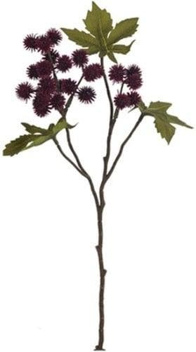 Ricinus castor oil spray dry colour burgundy zijden 43 cm