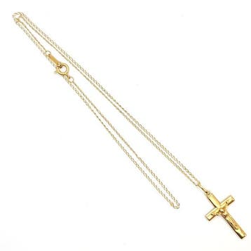 Ketting met hanger - 18 karaat Geel goud
