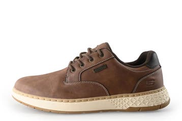 Skechers Veterschoenen in maat 43 Bruin, Kleding | Heren, Schoenen, Bruin, Verzenden, Zo goed als nieuw, Skechers