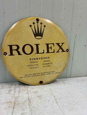 Rolex - Emaille bord - Emaille