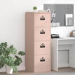 vidaXL Bestandkast met lade Roze 44 x 50 x 106.5 cm, Verzenden