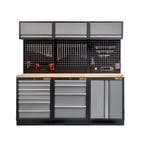 Werkbank set, gereedschapswand matzwart, 3 x hangkast en 11, Doe-het-zelf en Bouw, Ophalen of Verzenden, Nieuw