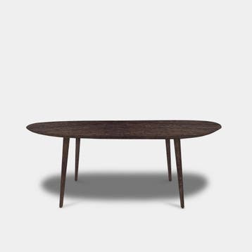 Tafel organisch eikenhout  Konisch  300x125, Huis en Inrichting, Tafels | Eettafels, Nieuw