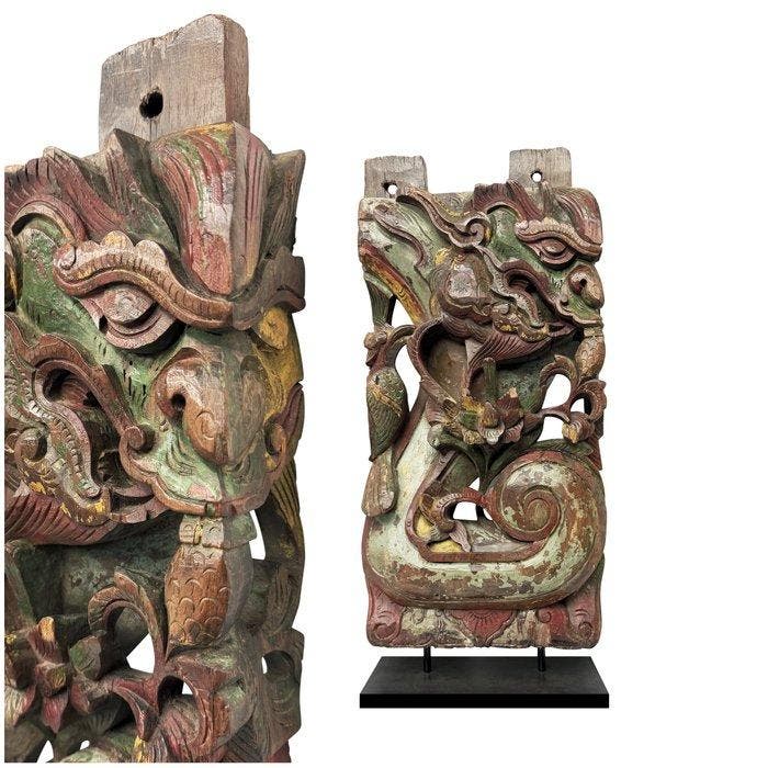 Tempelornament Bali (draak) - Indonesië, Antiquités & Art, Art | Art non-occidental