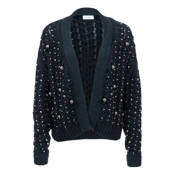 Frogbox • zwart vest met kralen • 36, Princess goes Hollywood, Verzenden, Zwart, Nieuw