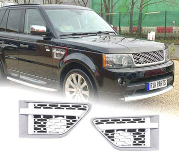 ENTRÉES DAIR LATÉRALES POUR RANGE ROVER SPORT 10-13 GRIS AR, Verzenden