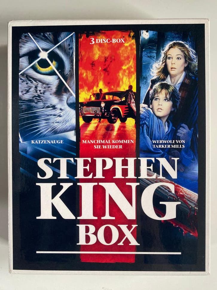STEPHEN KING BOX CATS EYE / SOMETIMES THEY COME BACK /, Cd's en Dvd's, Blu-ray, Gebruikt