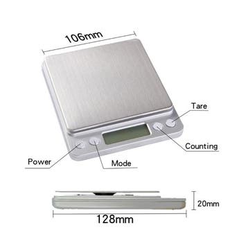 Digitale Precisie Portable Balance LCD Scale Weeg Weegschaal, Electroménager, Verzenden