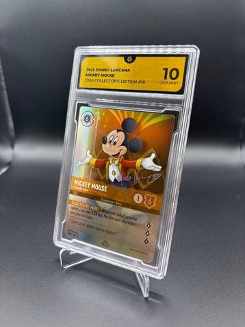 Disney - 1 Graded card - Disney Lorcana - Mickey Mouse 18, Verzamelen, Nieuw