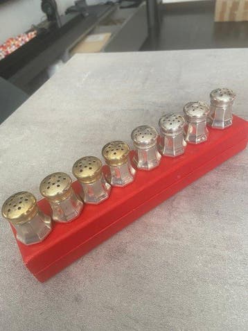 Cartier - Zout- en pepervaatjes (8) - 925 sterlingzilver
