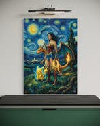 ANDSAL - Wonder Woman - Charizard & Pikachu Van Gogh Tribute, Nieuw