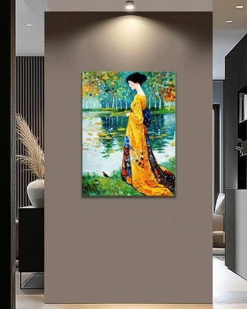 Matteo - Golden Reverie by the Pond