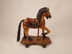 Sculpture, Houten speelgoed paard - 40 cm - Bois, Antiek en Kunst