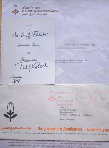 JUDAICA: Teddy Kollek - Founding Father of Israel / Mayor of, Nieuw