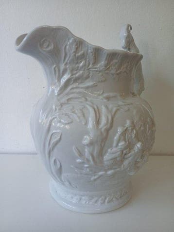 Cruche - vaisselle - Jarre en faïence Pickman, Antiquités & Art