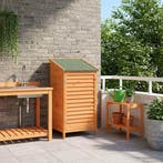 vidaXL Tuin Shed Bruin 59 x 56 x 113,5 cm Massief Vurenhout, Verzenden